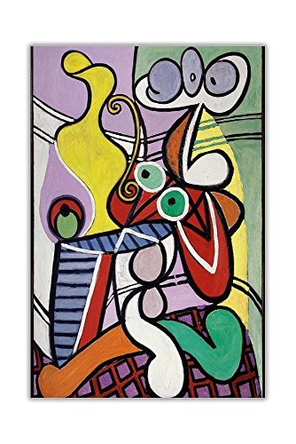 CANVAS IT UP berühmten Pablo Picasso Gemälde Große noch Leben auf Podest gerahmt Wall Art Prints auf Leinwand Bilder Größe: 101,6 x 76,2 cm (101 x 76 cm)