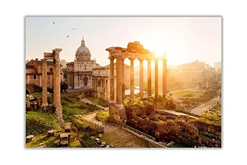 CANVAS IT UP Antike Rom Italien Prints auf gerahmter Leinwand Drucke auf Leinwand, Bilder Modern Art Home Deco Größe: A2-61 x 40,6 cm (60 cm x 40 cm)