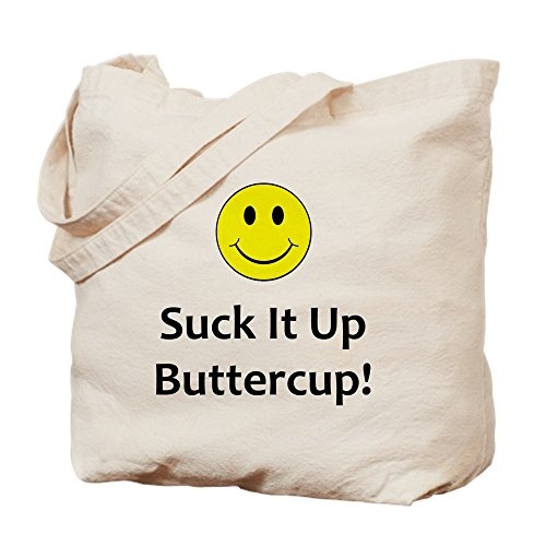 CafePress Suck It Up Buttercup! Tragetasche, canvas, khaki, S