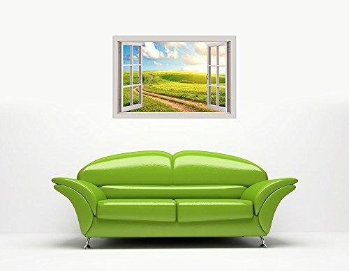 CANVAS IT UP Sunshine über Bereich durch EIN Fenster Effekt, gerahmt Wall Art Bilder auf Leinwand Prints Größe: A3-40,6 x 30,5 cm (40 cm x 30 cm)