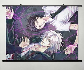 Laohujia Wall Scroll Poster Fabric Painting for Anime Danganronpa Komaeda Nagito & £Èinata £Èajime 049