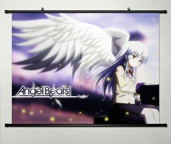 Laohujia Home Decor Anime Angel Beats Cosplay Wall Scroll...