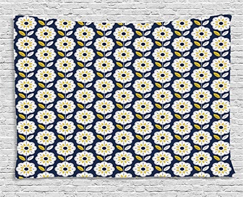 MLNHY Floral Tapestry, Scandinavian Style Eight-Petal...