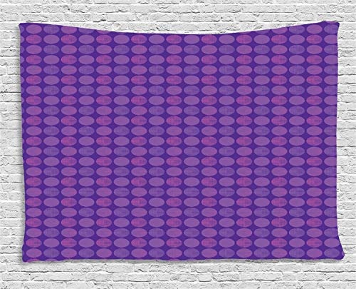 Circle Pattern Tapestry, Parallel Design Polka Dots...