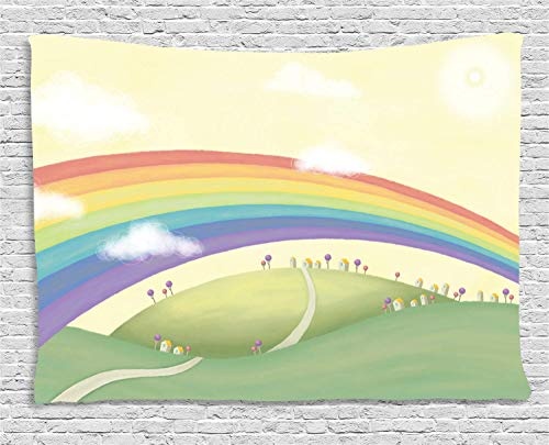 MLNHY Fantasy Tapestry, Fairytale Theme Countryside...
