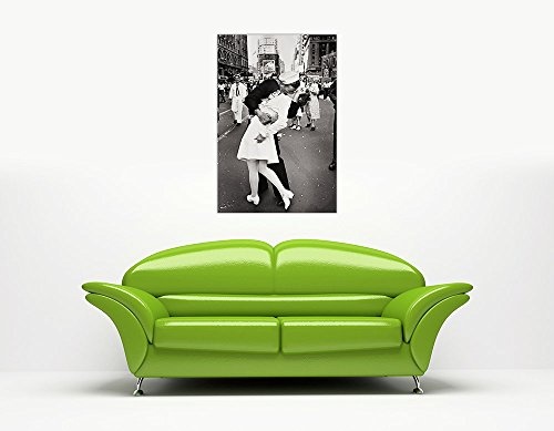 CANVAS IT UP Nostalgie schwarz und weiß Leinwand Art Wand Prints Sailor Kissing Krankenschwester Times Square New York World War 2 Bilder