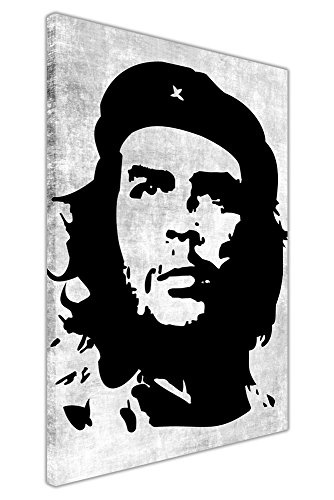 CANVAS IT UP Iconic Che Guevara Schwarz Leinwand Art Wand Bilder Raum Dekoration Zuhause Prints Cuban Revolutionäre Silhouette