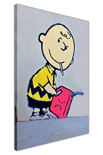 CANVAS IT UP Banksy Prints Charlie braun Animation Wall...