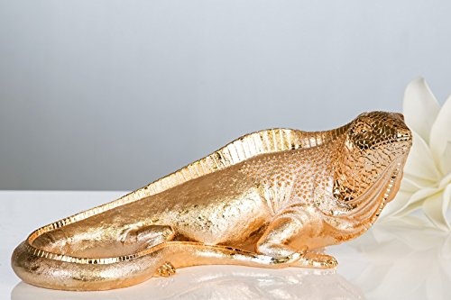 Skulptur Leguan Tier Figur Deko