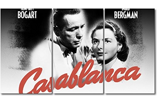 WandbilderXXL ® Leinwandbild Casablanca 180x100cm - in 6 verschiedenen Größen. Gedruckt auf Leinwand und fertig gespannt auf Keilrahmen. Leinwandbilder zu Top Preisen.
