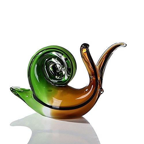 Elegante hochwertige Design-Glasskulptur -Schnecke-...