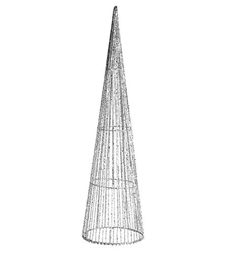 Casablanca - Dekobaum-Pyramide-Graphit,Glitter Höhe 60cm