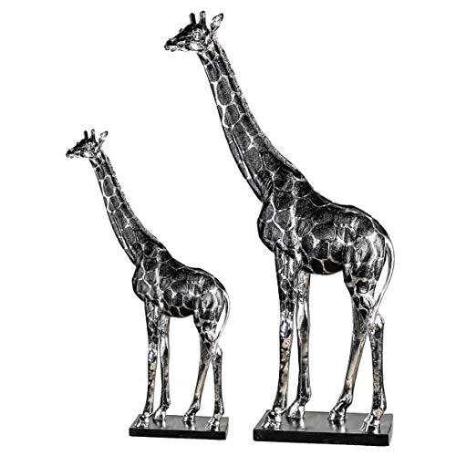 Casablanca Giraffe Giant Poly,schwarz/silberH.92cm