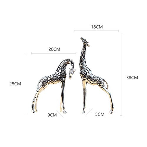 Skulpturen Galvanik Giraffe Wohnzimmer Dekoration Ornamente Porch Weinschrank Giraffe Display Kreative Nordische Handwerk Geschenke Wohnaccessoires