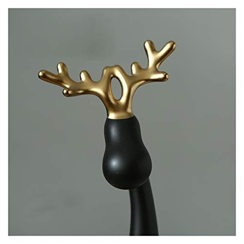 Skulpturen Schwarze Giraffe Familie von DREI Dekoration Keramik weiche kreative nordischen Moderne Wohnzimmer Fernsehschrank Tier Deer Dekoration Hochzeitsgeschenk