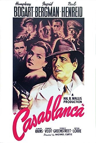 Close Up Casablanca Poster (67,5cm x 100cm) + 1 Traumstrand Poster Insel Bora Bora zusätzlich