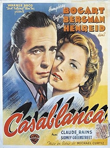 Close Up Casablanca Poster (67,5cm x 88cm) + 1 Traumstrand Poster Insel Bora Bora zusätzlich