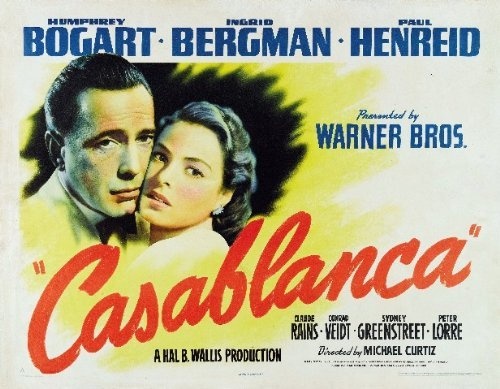 Casablanca Foto-Nachdruck eines Filmposters 40x30cm