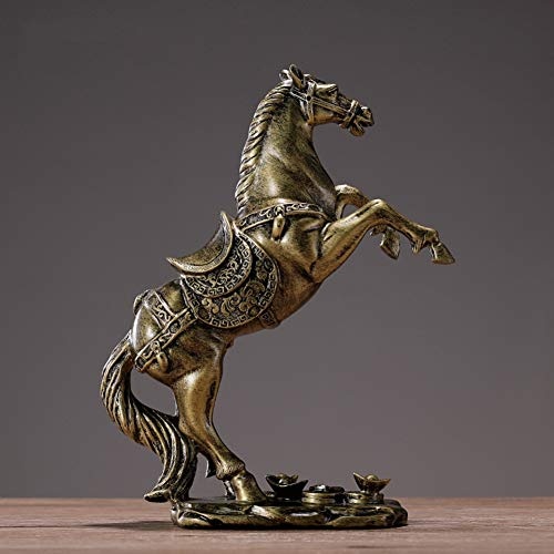 Skulpturen Harz-skulpturale,Pferd Statue Desktop-Art Art...