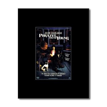 JULIAN CASABLANCAS - Phrazes For The Young Matted Mini Poster - 13.5x10cm