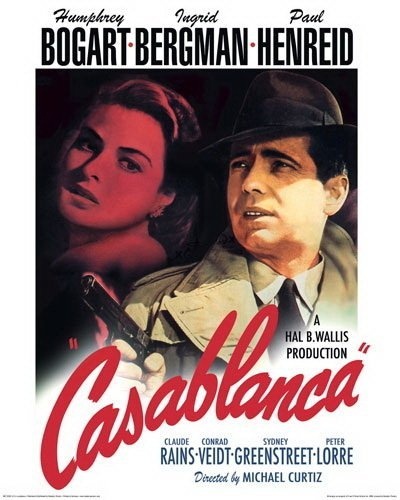 Casablanca Film Promo - Mini Papier Poster