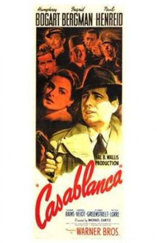 Casablanca Movie Poster (27,94 x 43,18 cm)
