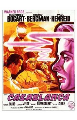 Casablanca Movie Poster (27,94 x 43,18 cm)