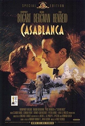 Casablanca Movie Poster (68,58 x 101,60 cm)