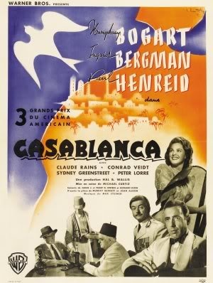 Casablanca - Humphrey Bogart - French - Movie Wall Art...