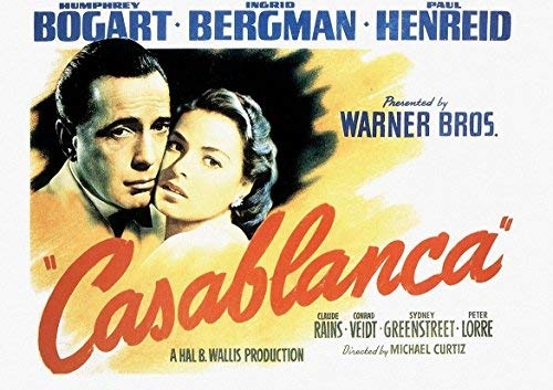 Casablanca Film Poster Poster (A1-841 x 594 mm)