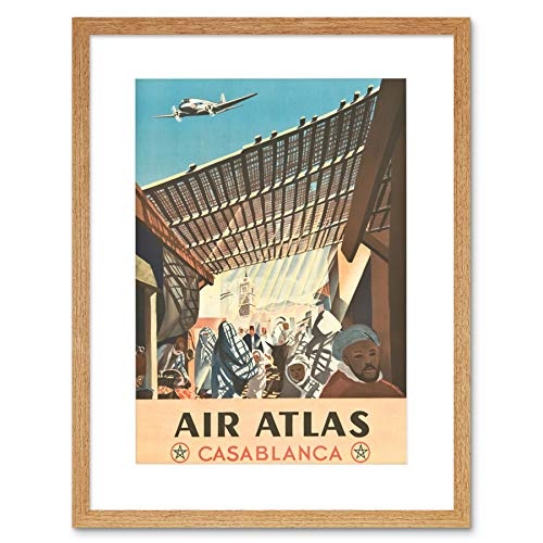 The Art Stop TRAVEL AIR Atlas Casablanca Morocco Framed Print F12X6688