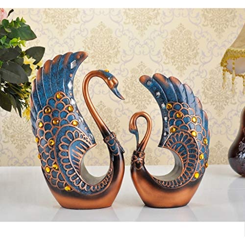 Kreatives Zuhause Swan Kleine Ornamente, um ein Geschenk für Newcomer-Einrichtungsgegenstände zu senden Warme Hochzeitszimmer einrichten Hochzeitsgeschenk, Wohnzimmerdekoration, Hochzeitsgeschenk, kre