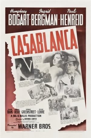 Casablanca - Humphrey Bogart - Movie Wall Art Poster...