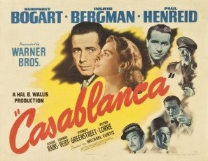 Casablanca - Humphrey Bogart - U.S Movie Wall Poster Print - 43cm x 61cm / 17 Inches x 24 Inches A2