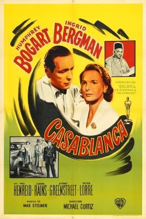 Casablanca - Humphrey Bogart - Argentinian - Movie Wall Art Poster Print - 43cm x 61cm / 17 Inches x 24 Inches A2