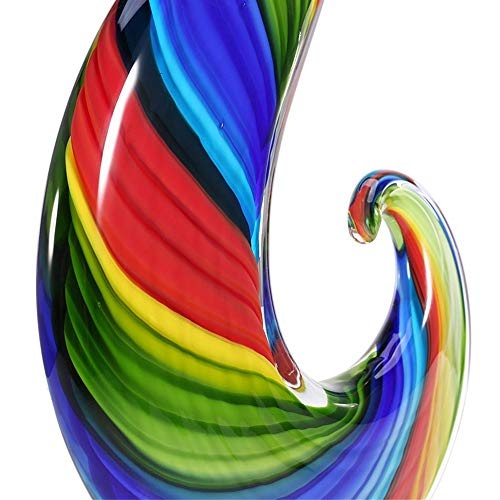 GaLon Glasskulptur, Rainbow Glass Home Decoration - Geeignet für Büro, Wohnzimmer, Esszimmer, Arbeitszimmer, Flurlicht, häusliche Umgebung, Flache Lage