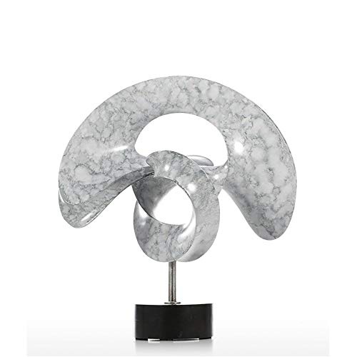 CYHY Skulptur, leichte Luxusverzierungen - Einfache moderne kreative abstrakte Skulptur - Harzdekoration - 32 cm - Geeignet für flache Positionen im Wohnzimmer, Esszimmer, Arbeitszimmer, Korridor usw.