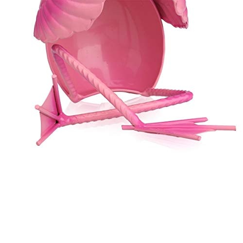 CYHY Skulptur, Flamingo Metal Wine Rack - Geeignet für Platzierung in Einer flachen Position im Wohnzimmer, Esszimmer, Arbeitszimmer, Flur, helle Familienumgebung