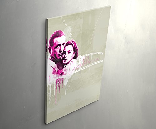 Paul Sinus Art Casablanca 90x60cm Splash Art Wandbild auf Leinwand color