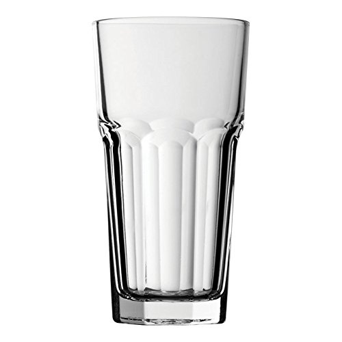 12 x gehärtetes Casablanca Kühler, Trinkglas Glas 284/28cl, toller Verwendung für Säfte, ice-tea Beers, Whisky, Longdrinks, Cocktails und Wasser