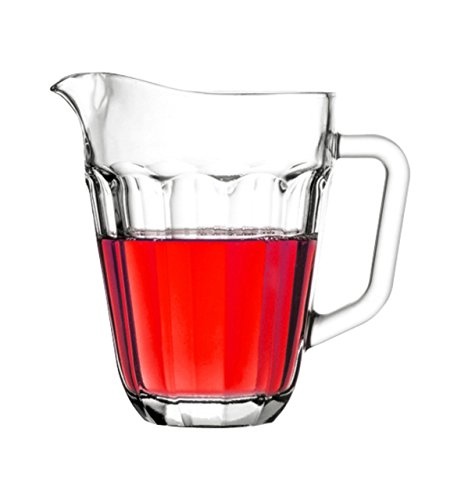 Pasabahce 55052 Casablanca Krug Pitcher, 1,37 Liter, für Garten, Party, Terrasse, Balkon, Höhe 19 cm, 1 Stück