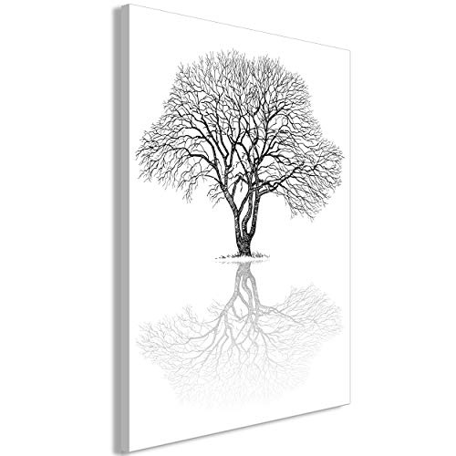 decomonkey Bilder Baum 80x120 cm 1 Teilig Leinwandbilder...