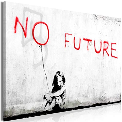 decomonkey Bilder Banksy 60x40 cm 1 Teilig Leinwandbilder...