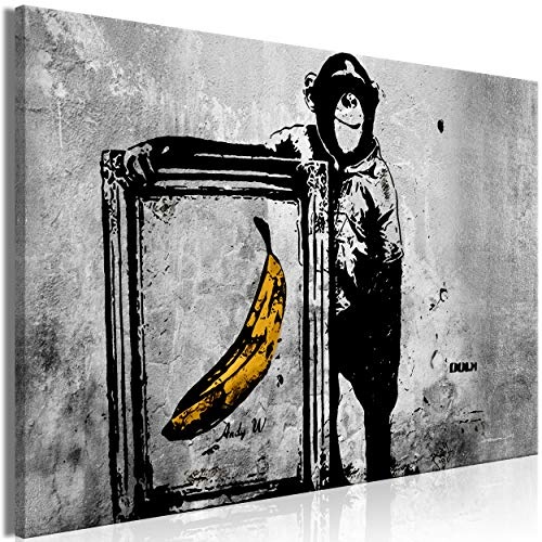 decomonkey | Mega XXXL Bilder Banksy AFFE | Wandbild...