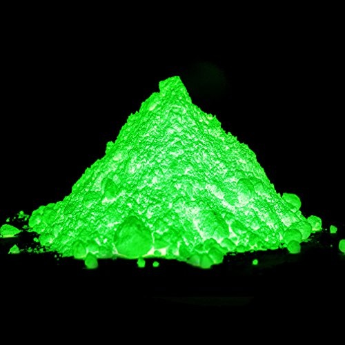 decomonkey Profi Nachleuchtpigment Glühpulver 200g grün Nachtleuchtendes Phosphoreszierend selbstleuchtend Glow Pulver Nachleuchtpulver Leuchtfarben Nacht Leuchtpulver