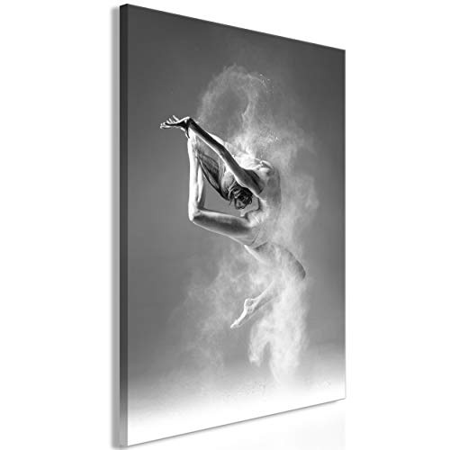 decomonkey Bilder Ballerina 40x60 cm 1 Teilig Leinwandbilder Bild auf Leinwand Vlies Wandbild Kunstdruck Wanddeko Wand Wohnzimmer Wanddekoration Deko Tanz Ballett