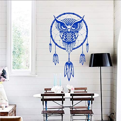 Jukunlun Art Design Indian Dream Catcher Decor Diy Wandaufkleber Owl   S Vinyl   S Aufkleber Tier Wall Paper Home Decoration43X76Cm