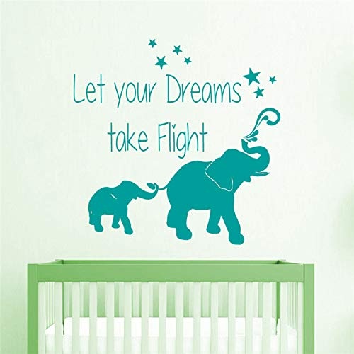 Stycars®, Wall Stickers Elephant Wall Decal Quotes...