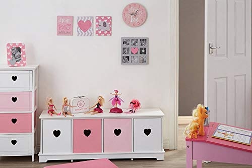 Premier Housewares Kid s Dream Big Wall Vorlagen, Holz - Set von 3, Pink