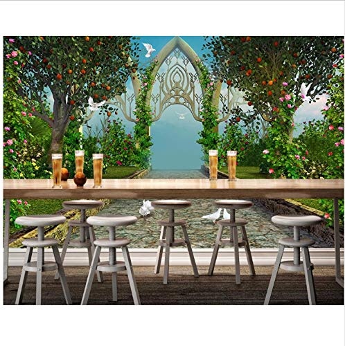 zhimu Benutzerdefinierte Wand Landschaft Tapete Land American Restaurant Dream Wald 3D Wallpaper für Wände Wallpaper TV Sofa 368cmx254cm
